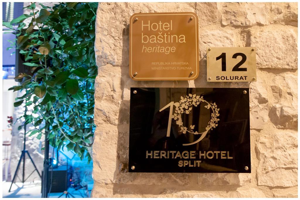 Heritage Hotel 19 Spalato Esterno foto